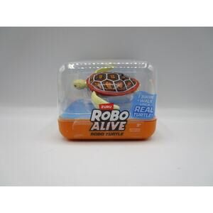 Zuru Robo Alive Robo Turtle Brown Robotic Swimming Walking Turtle